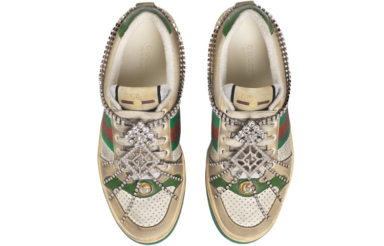 Gucci Screener Sneaker With Crystals — фото 2