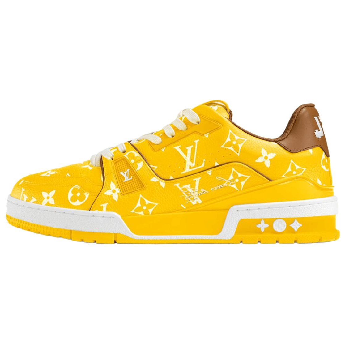 Кроссовки Louis Vuitton Trainer Yellow