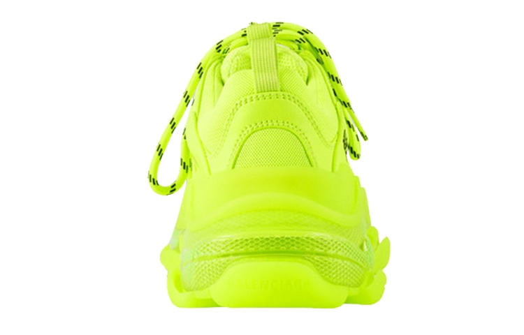 Balenciaga Triple S Clear Sole Fluorescent Yellow — фото 3