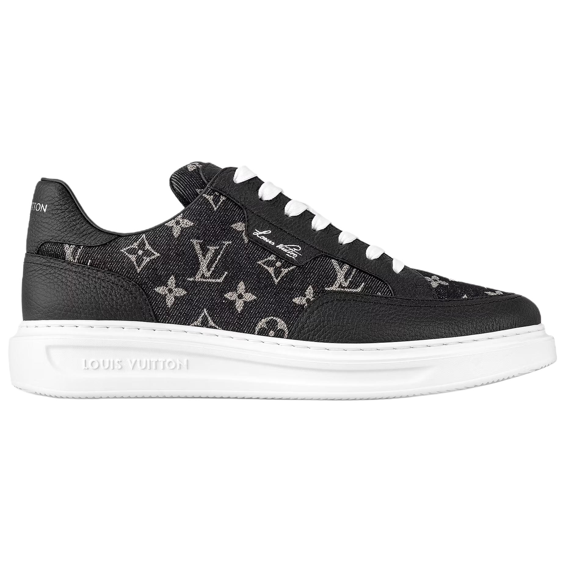 Louis Vuitton Beverly Hills Low Sneakers Black — фото 1