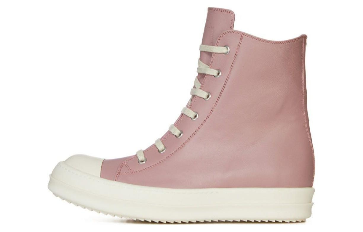 RICK OWENS RO High Top Sneakers Pink