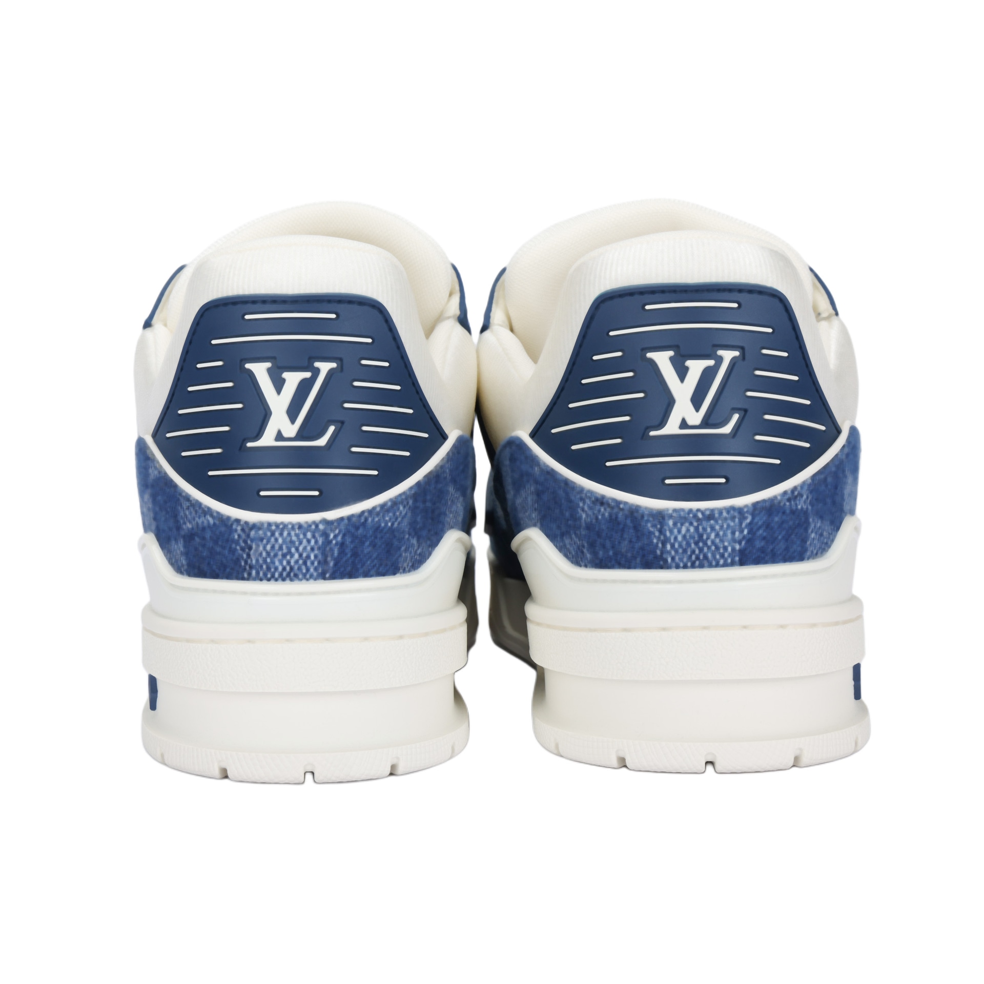 Louis Vuitton Trainer White Blue — фото 3