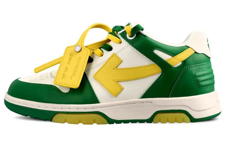 Кроссовки OFF-WHITE Out Of Office White Green
