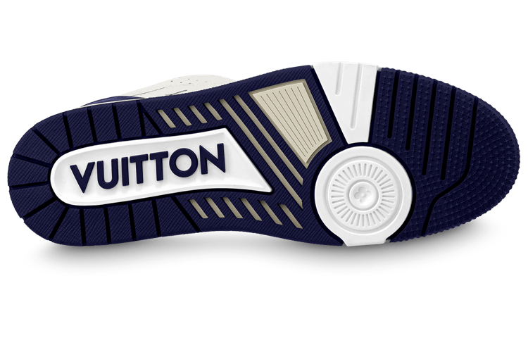 Louis Vuitton Trainer #54 White Blue — фото 4