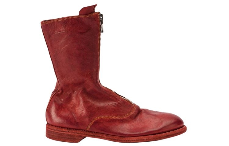 Guidi Ankle Boots Brown Red — фото 1