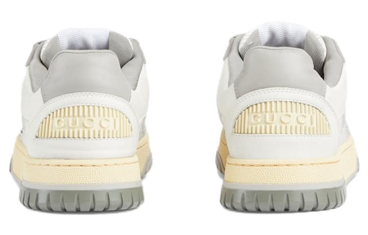 Gucci Leather Low Top Sneakers Off-White — фото 4