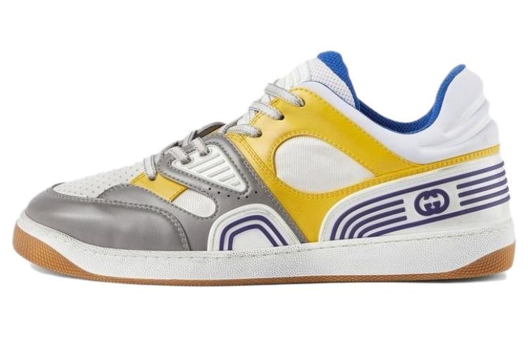 Кроссовки Gucci Basket White Grey Yellow