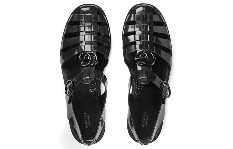 Gucci Roman Sandals Black — фото 2