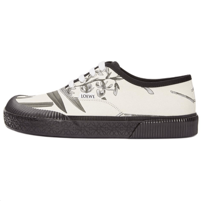 Loewe Canvas Low Top Green