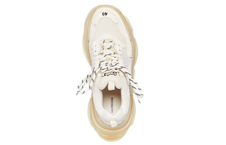 Balenciaga Triple S Clear Sole Beige — фото 3