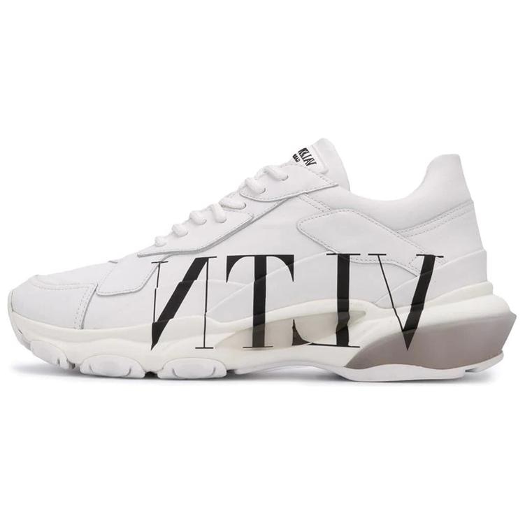 Valentino/华伦天奴 Valentino Rockstud VLTN Low Top Sneakers White