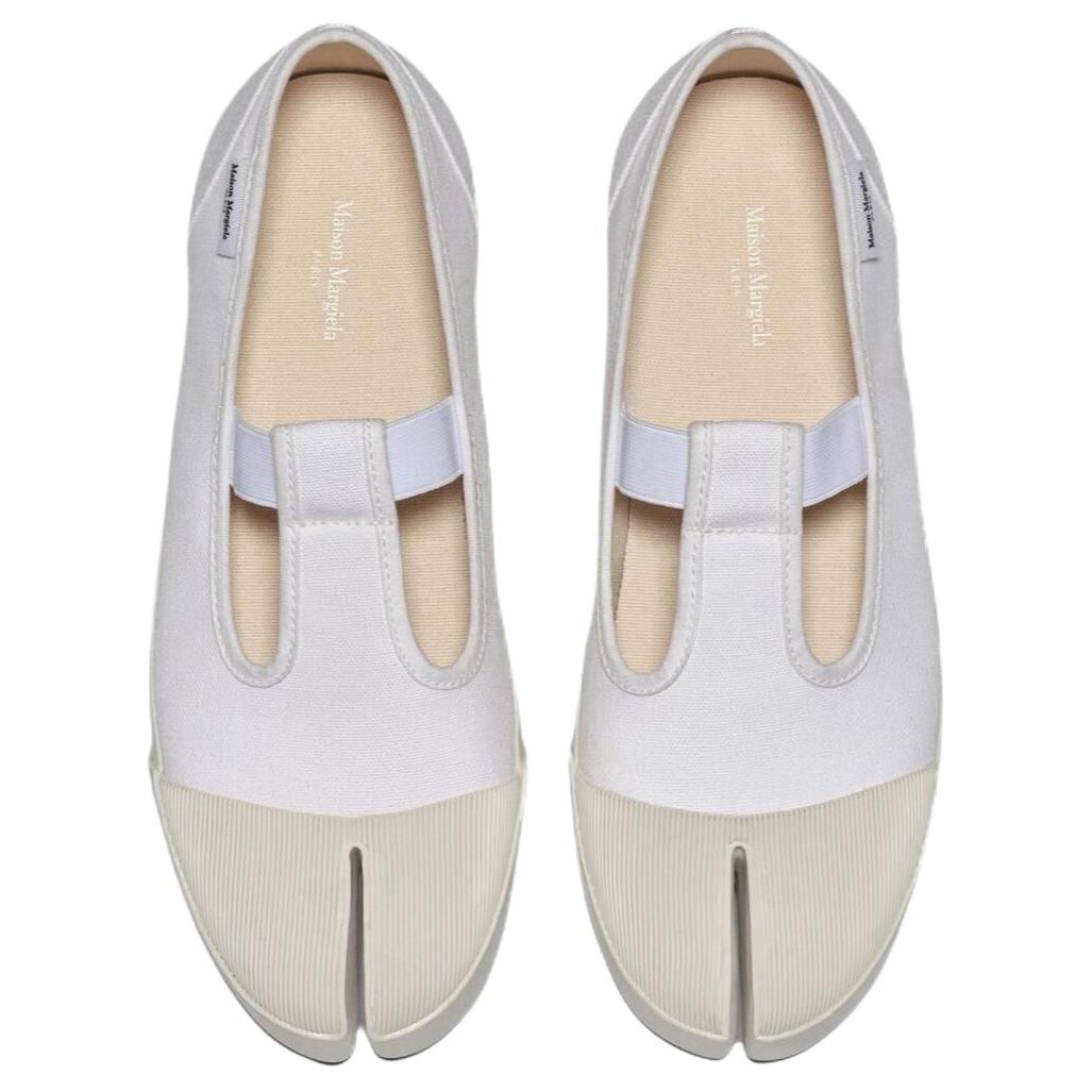 Maison Margiela Tabi Canvas Low White — фото 2