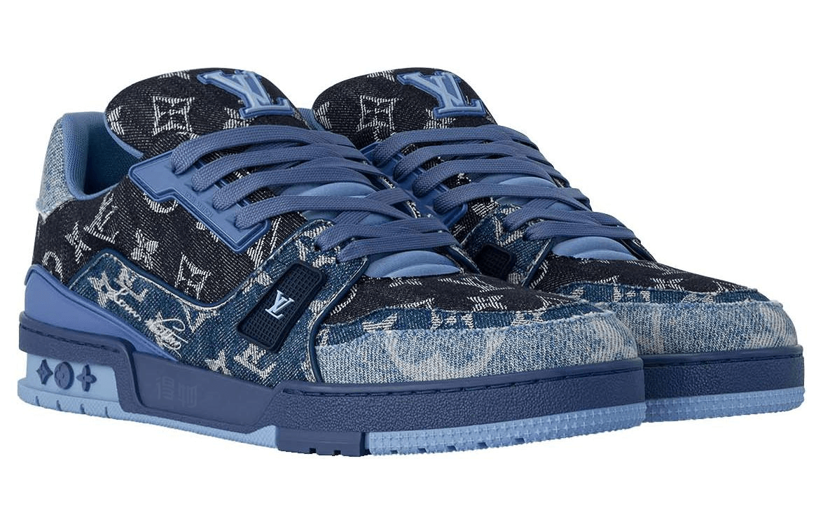 Louis Vuitton Trainer Blue — фото 1