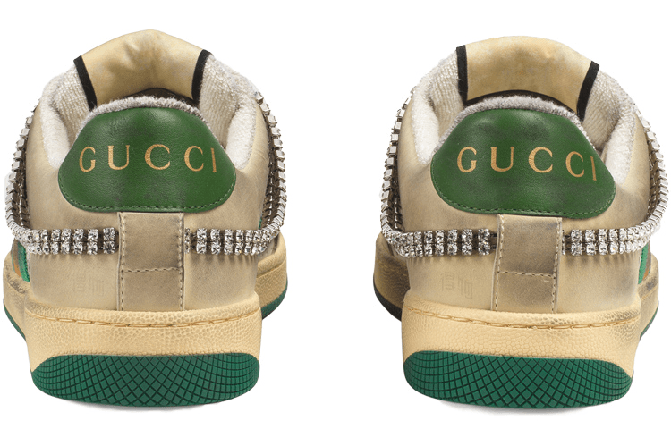 Gucci Screener Sneaker With Crystals — фото 3