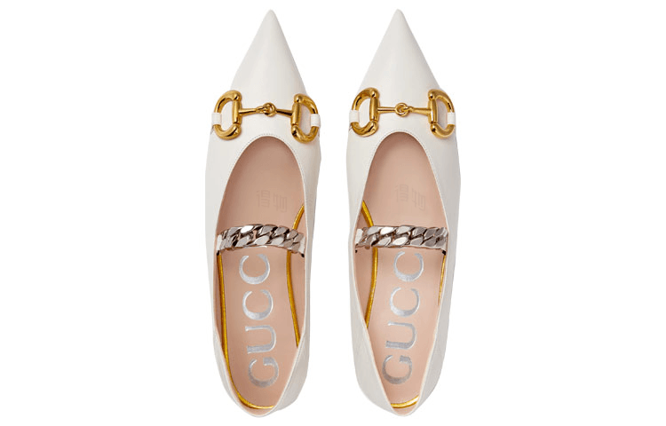 Gucci Horsebit Loafer White — фото 2