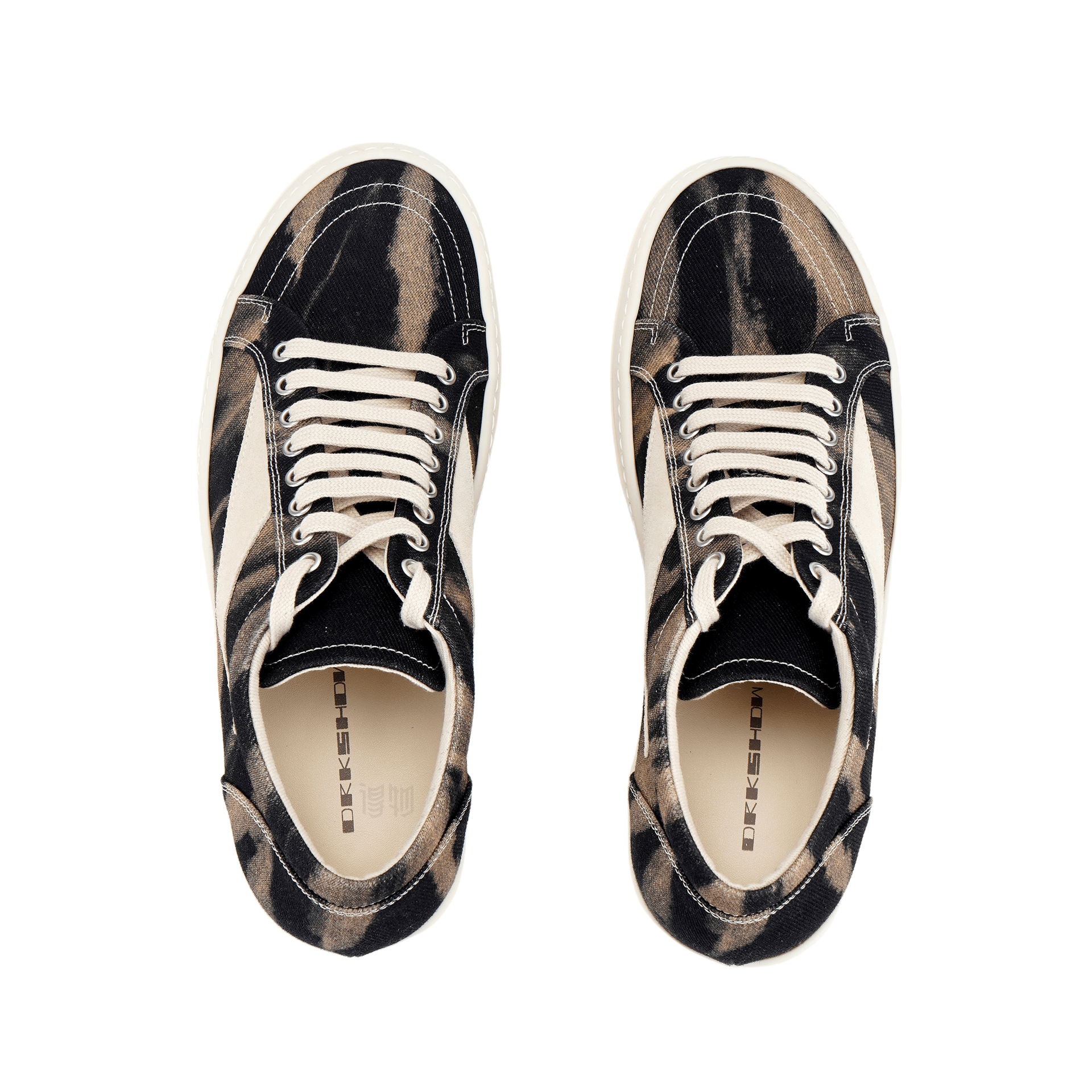 Rick Owens Drkshdw Low Top Sneakers Black — фото 2