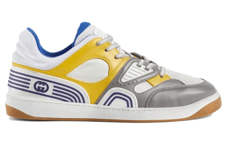 Gucci Basket White Grey Yellow — фото 1
