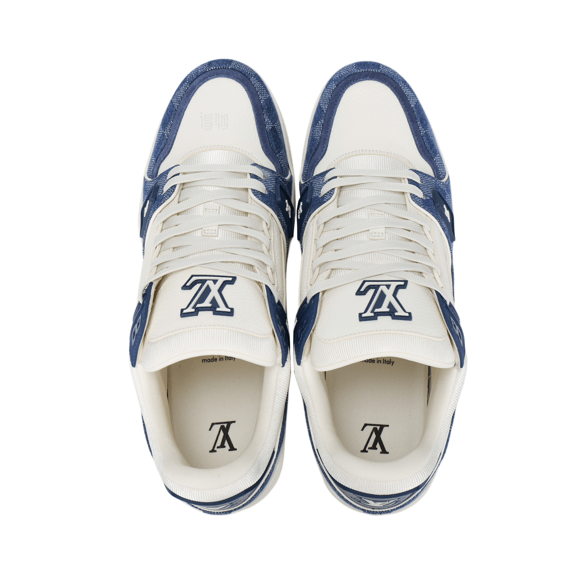 Louis Vuitton Trainer White Blue — фото 2