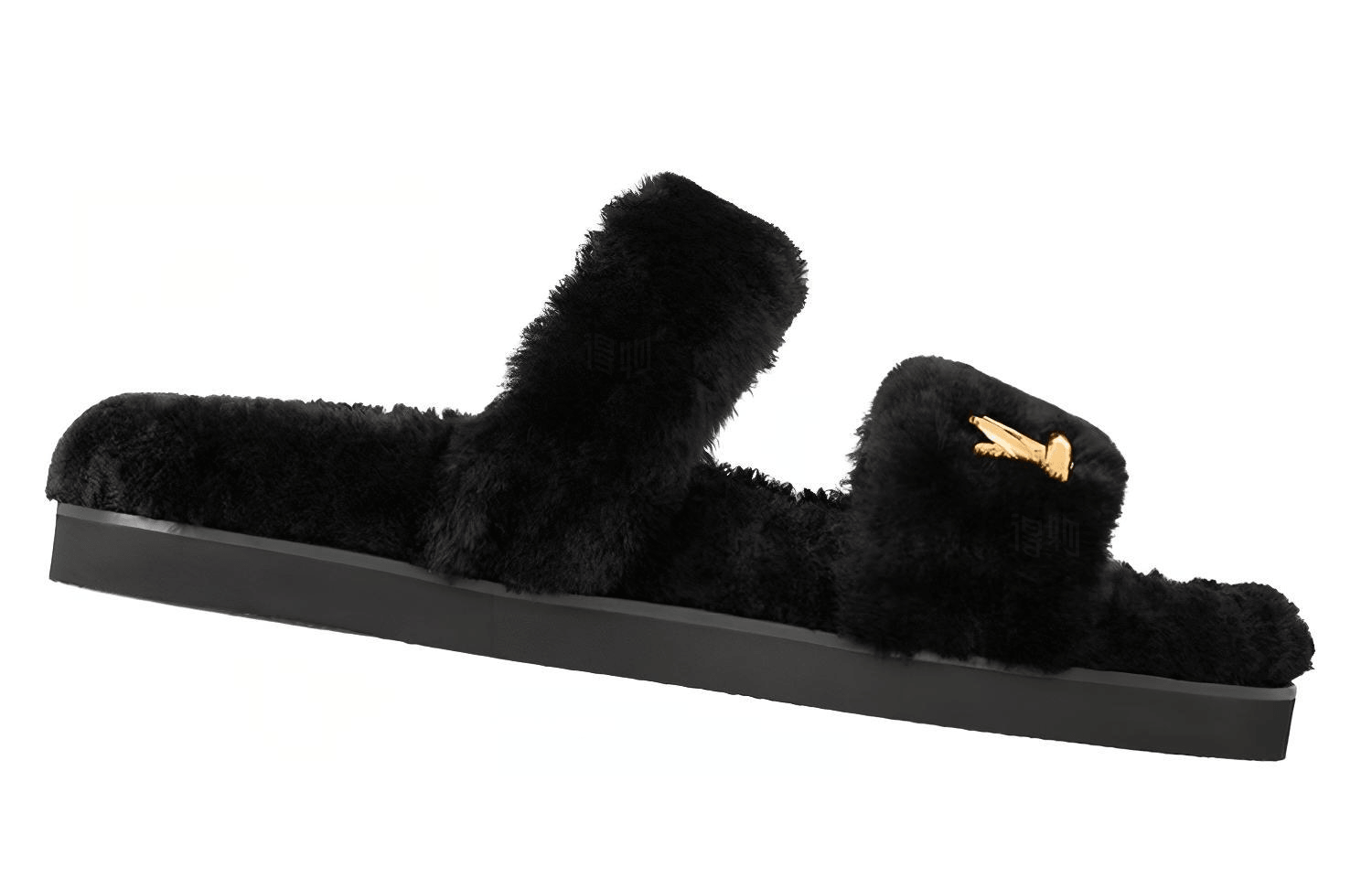 Louis Vuitton Slide Sandals Black — фото 1
