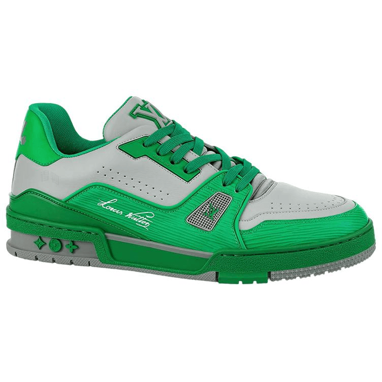 Louis Vuitton Trainer White Green — фото 1