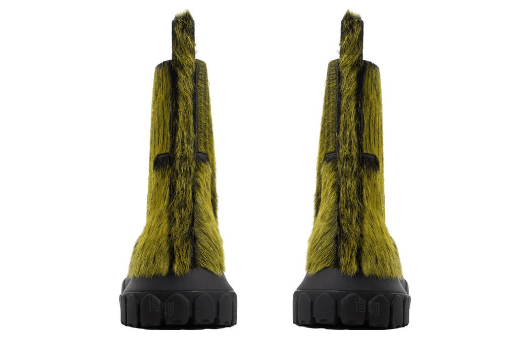 Rick Owens Drkshdw Chelsea Boots Green — фото 3