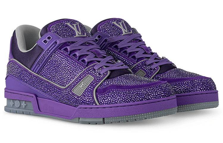 Louis Vuitton Trainer Low Purple — фото 1