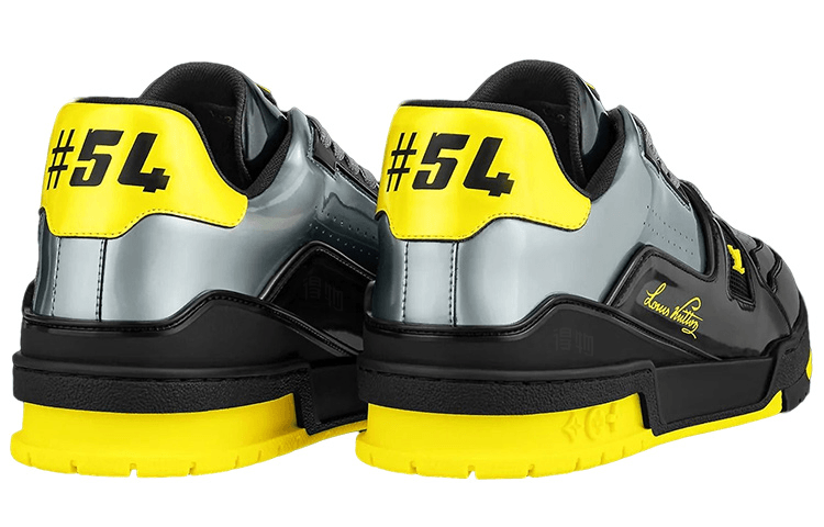 Louis Vuitton Trainer Black Yellow — фото 2