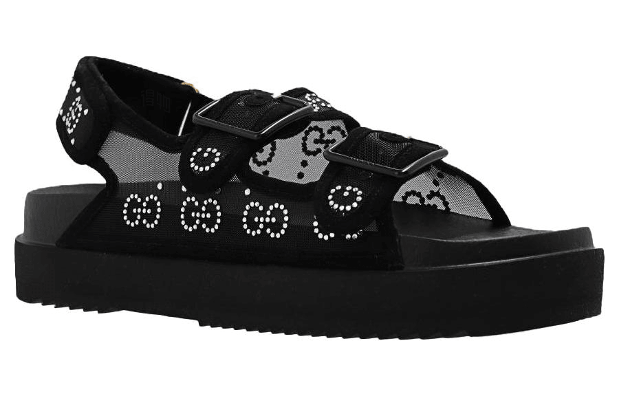 Gucci GG Black Sandals — фото 2