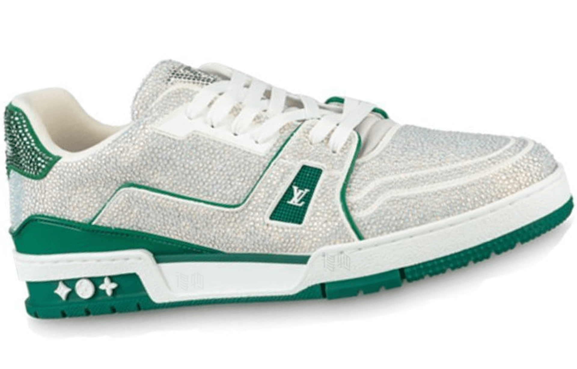 Louis Vuitton Trainer White Green — фото 2
