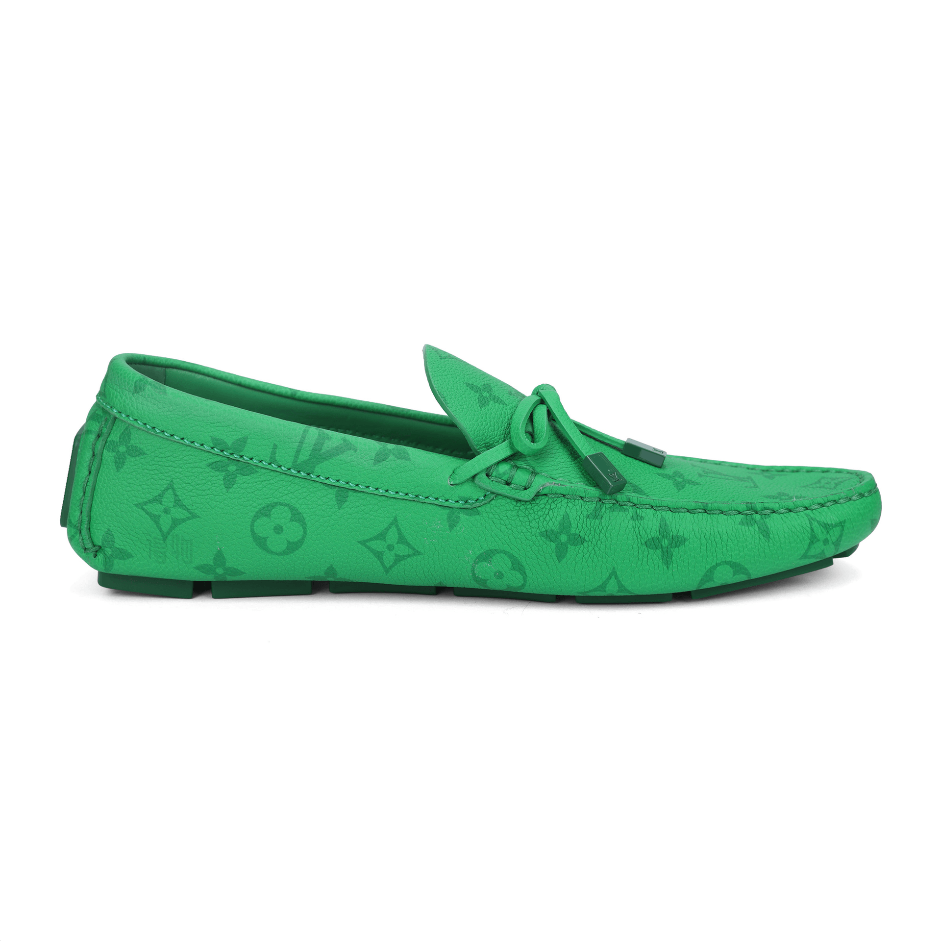 Louis Vuitton Driver Moccasin Green — фото 1