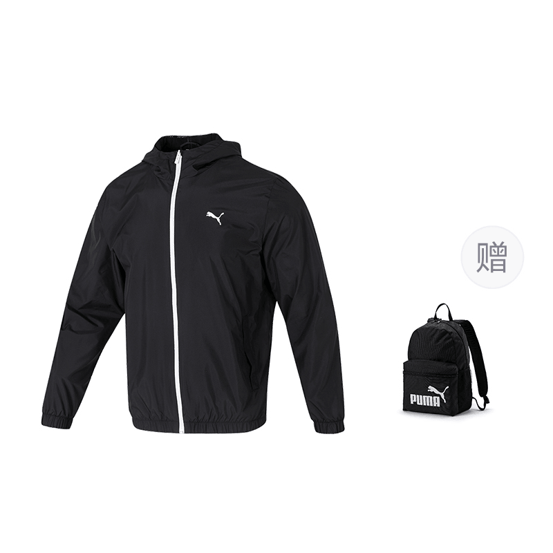 Puma Sports Lifestyle Hoodie Jacket Black — фото 7