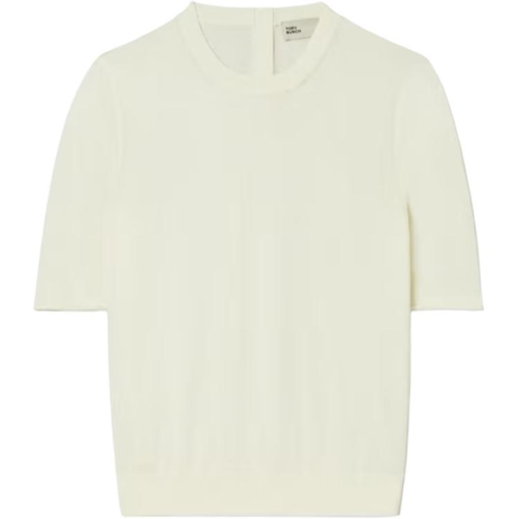 Tory Burch Short-Sleeve Crewneck