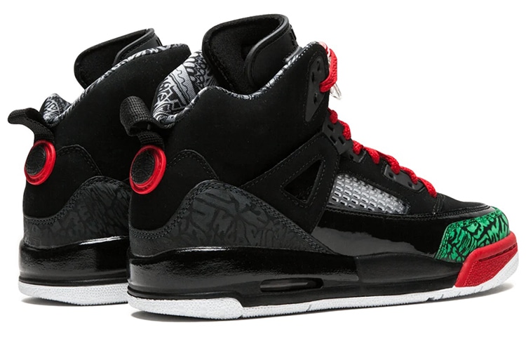 Jordan Spizike Black Varsity Red GS 2017 — фото 4