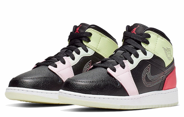 Jordan Air Jordan 1 Mid Glows In The Dark GS — фото 3