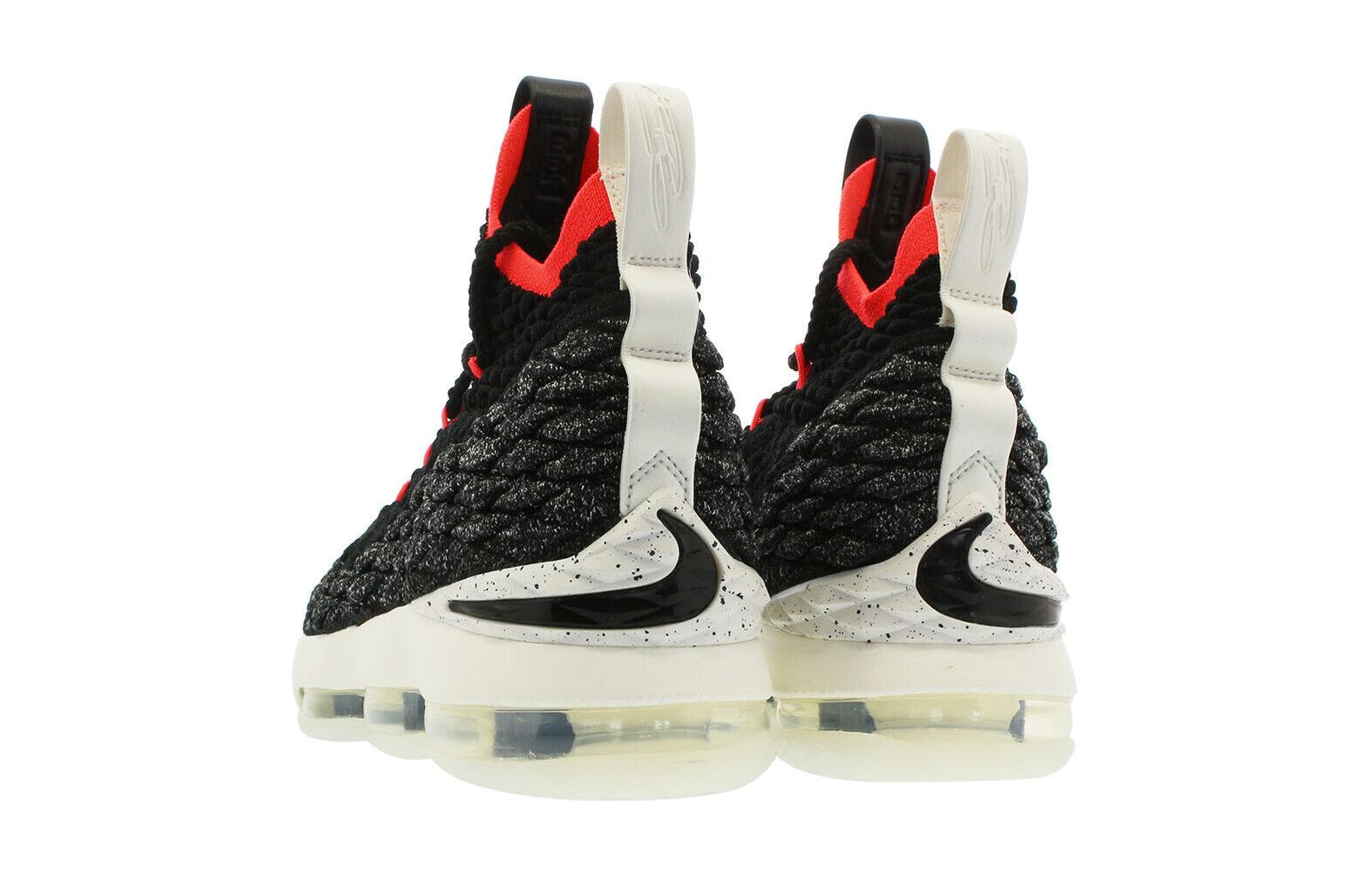 Nike Lebron 15 Black Bright Crimson — фото 4