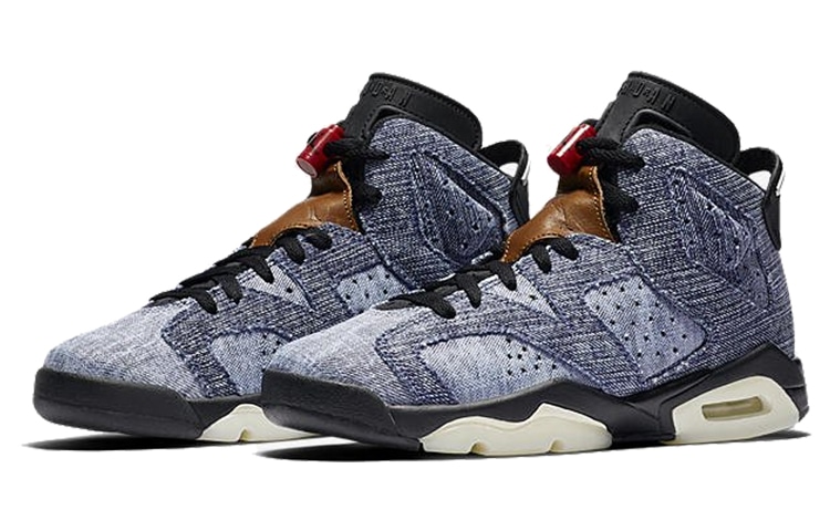 Jordan Air Jordan 6 Washed Denim GS — фото 4