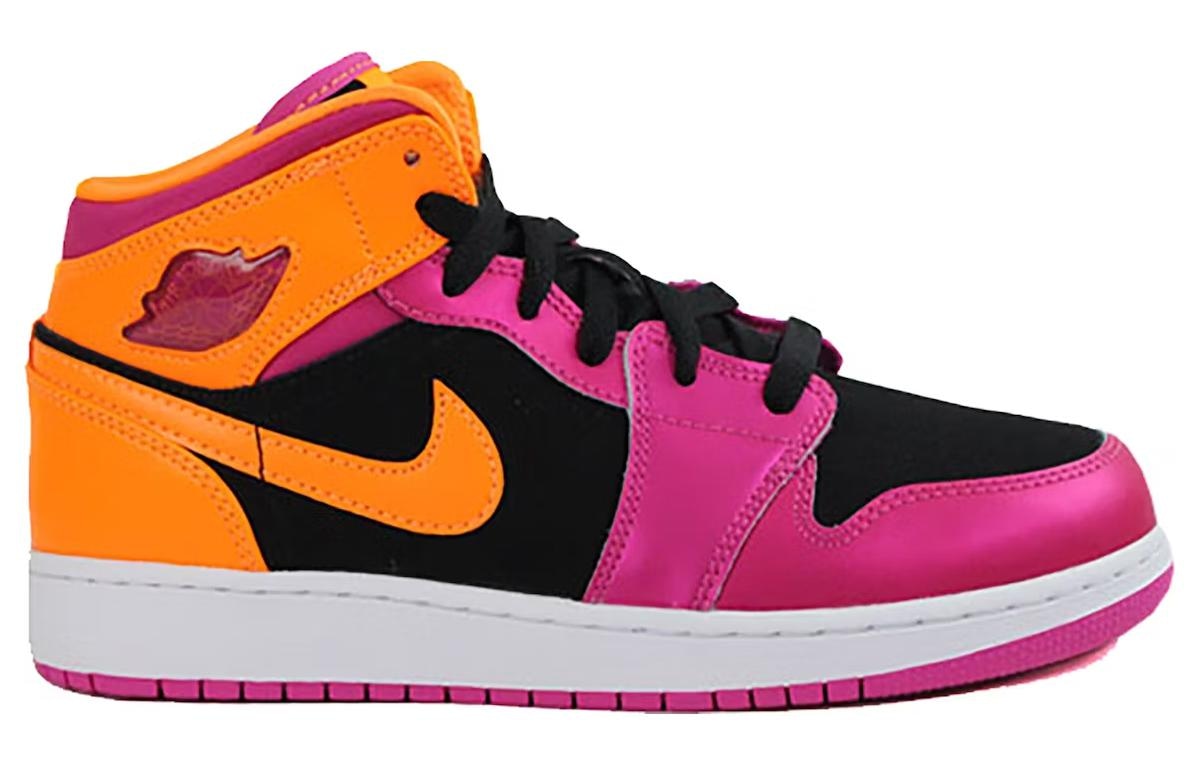 Jordan Air Jordan 1 Mid Bright Citrus GS — фото 1