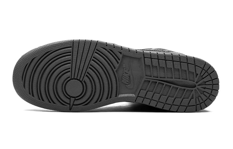 Jordan Air Jordan 1 Mid "Triple Black" GS — фото 7
