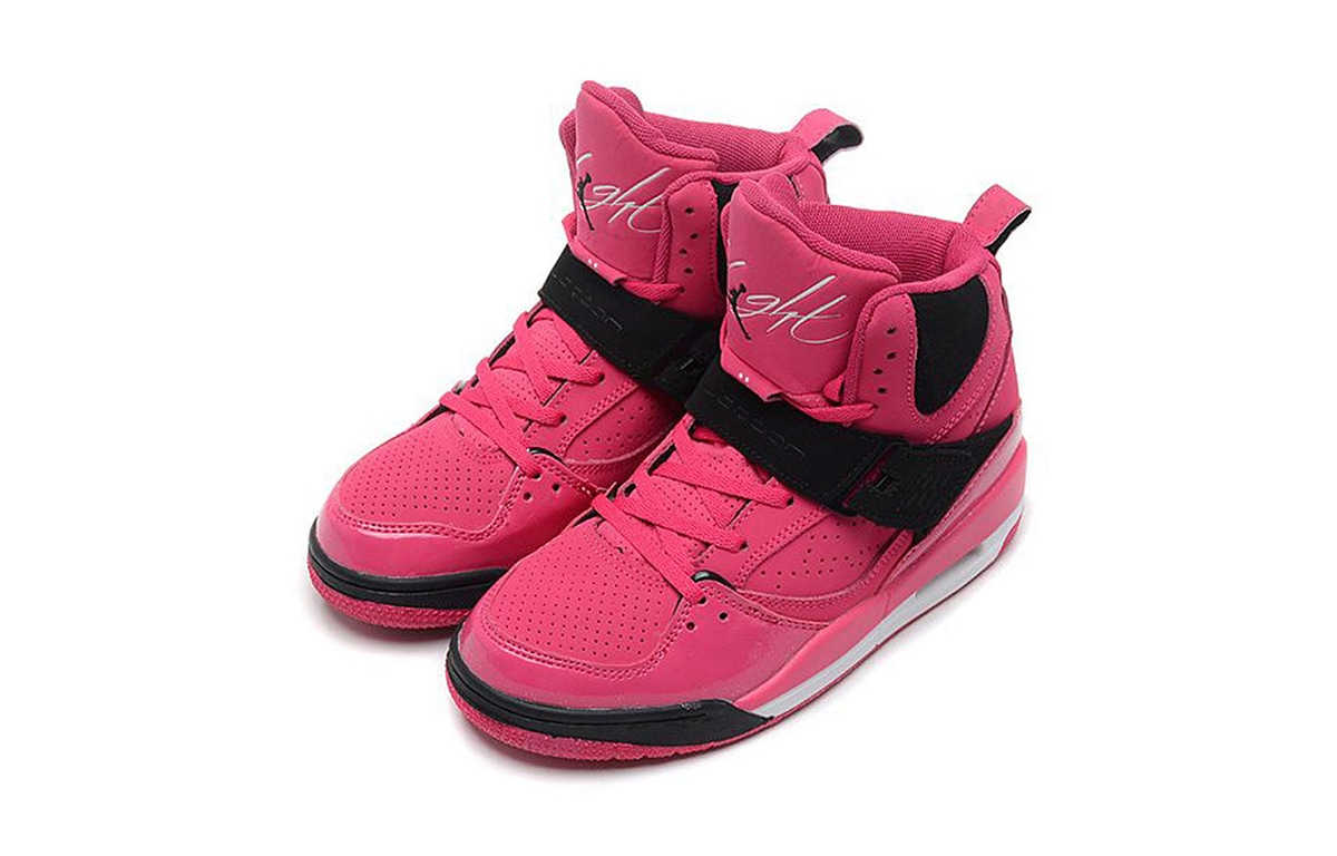 Jordan Flight 45 High Premium "Vivid Pink" GS — фото 3