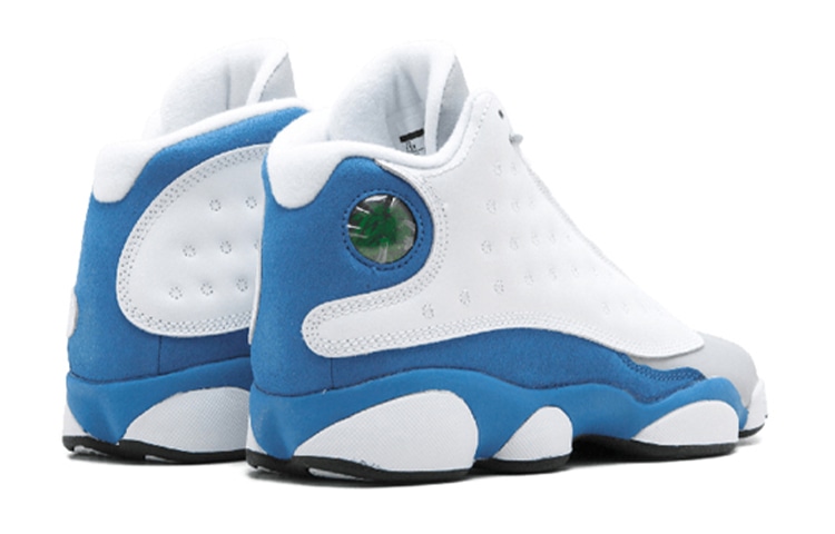 Jordan Air Jordan 13 Retro White Italy Blue GS 2017 — фото 4