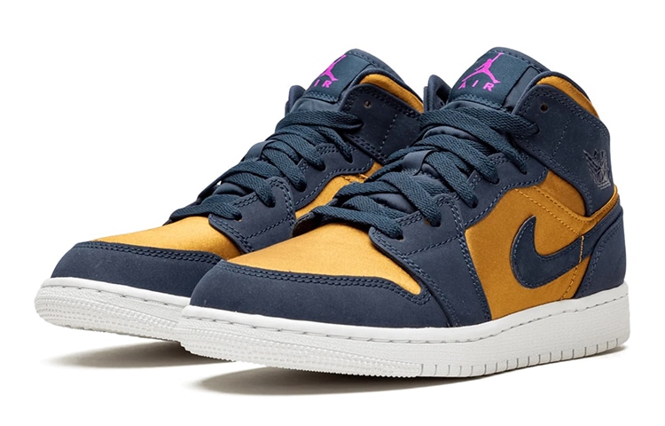 Jordan Air Jordan 1 Mid Obsidian Desert Ochre GS — фото 3