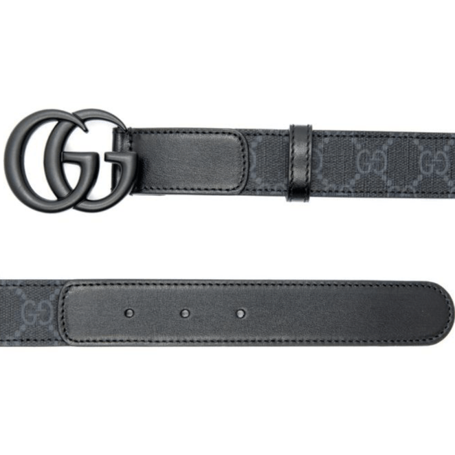 Gucci Leather Belt Black — фото 1