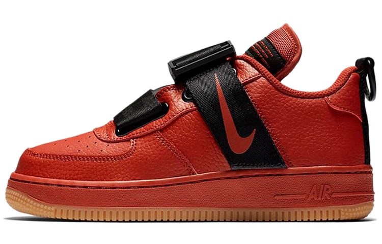 Nike Air Force 1 Utility 'Dune Red' GS