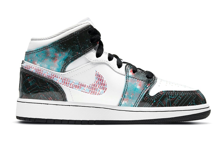 Jordan Air Jordan 1 Mid SE "Take Flight" 3D GS — фото 3