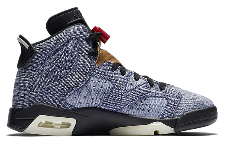 Jordan Air Jordan 6 Washed Denim GS — фото 3
