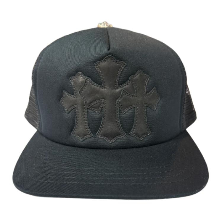 Chrome Hearts 克罗心 品牌标识 棒球帽 男女同款情侣款 黑色