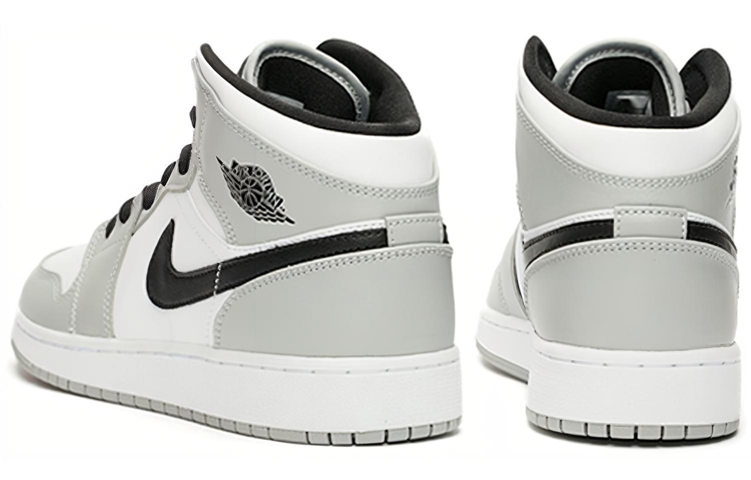 Jordan Air Jordan 1 Mid "LT Smoke Gray"Dior GS — фото 9