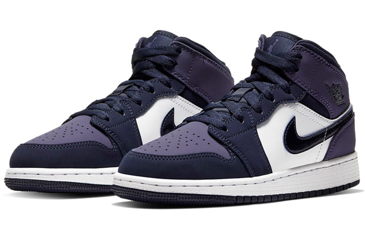 Jordan Air Jordan 1 Mid Sanded Purple GS — фото 8