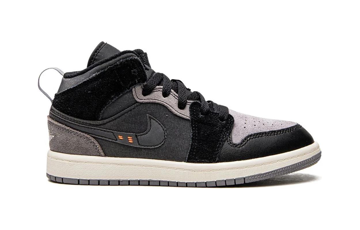 Jordan Air Jordan 1 Mid SE "Craft Inside Out Black" PS — фото 2