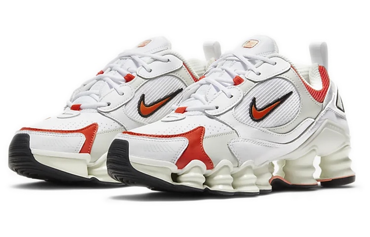 Nike Shox TL Nova White Orange — фото 1